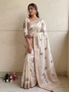 Jk 375 Cristal Jacquard Fancy Sarees Collections